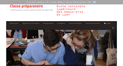 Desktop Screenshot of prepa-lyon.net